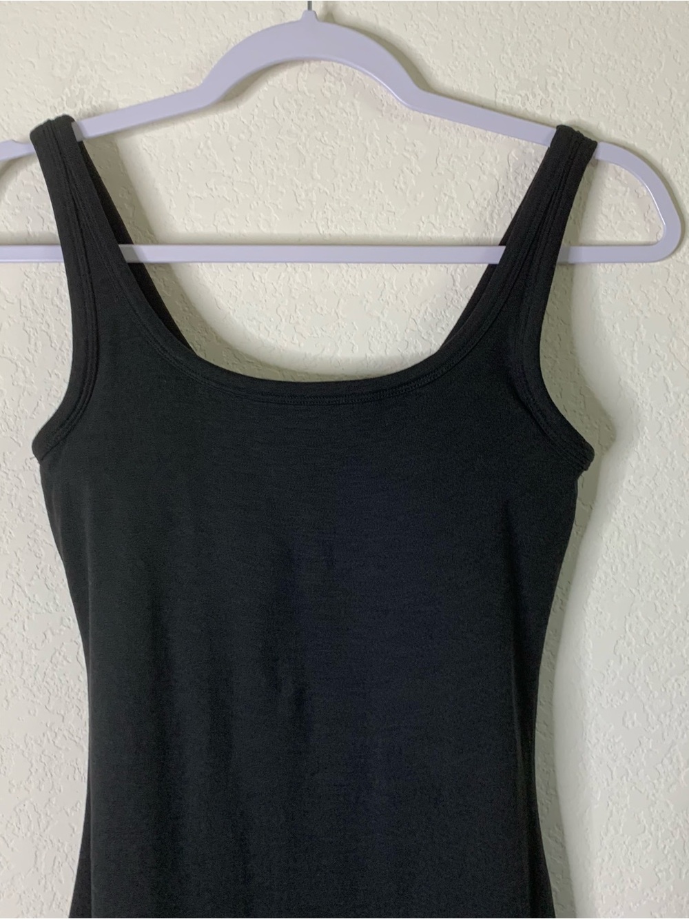Vuori Womens black heather halo essential midi dress XS - Picture 3 of 6